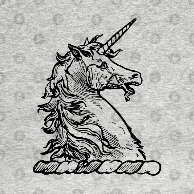 Vintage Heraldic Unicorn by Vintage Boutique